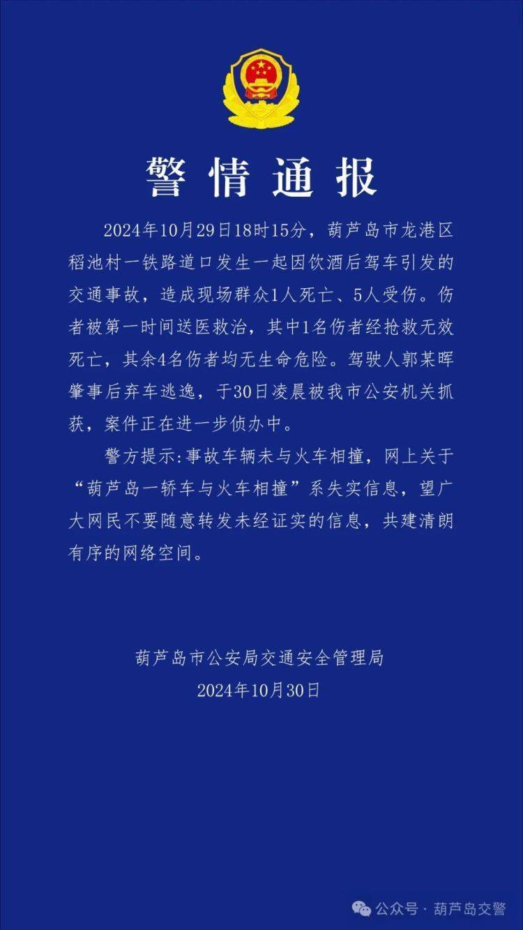 辽宁葫芦岛一铁道口发生事故<strong></p>
<p>五货币对冲</strong>，“轿车火车相撞”不实