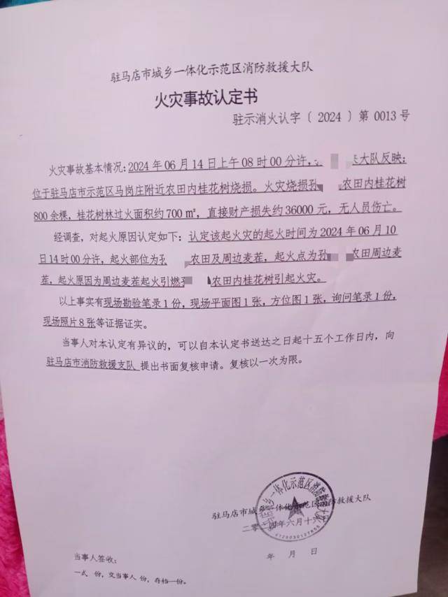 群众近千棵桂花树被烧死<strong></p>
<p>华夏货币</strong>，为何不立案？驻马店回应