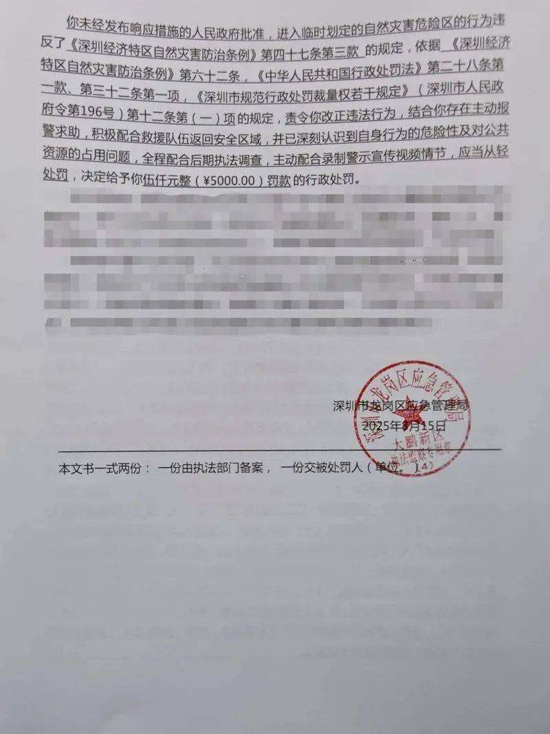 每人罚款5000元<strong></p>
<p>币安币交易</strong>！深圳开出全国首张罚单