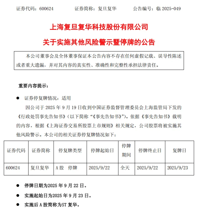 停牌！600624<strong></p>
<p>BTC交易所</strong>，将被ST